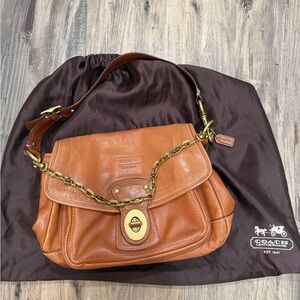 vintage Coach Legacy Ali Whiskey 65th Anniversary Edition leather shoulder bag